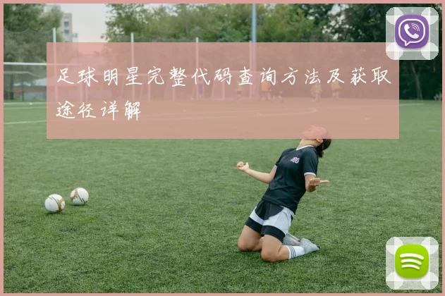 足球明星完整代码查询方法及获取途径详解