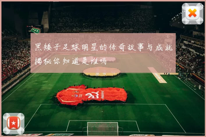 黑矮子足球明星的传奇故事与成就揭秘你知道是谁吗