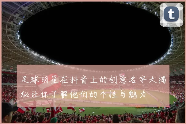 足球明星在抖音上的创意名字大揭秘让你了解他们的个性与魅力